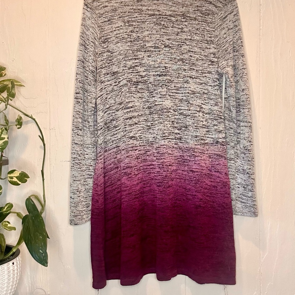 Gray and Purple Ombre Women's Dress